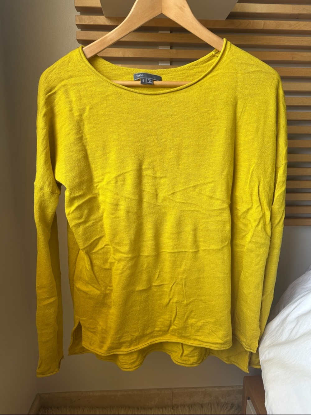 Vince Women's Crew Neck Sweater - Yellow